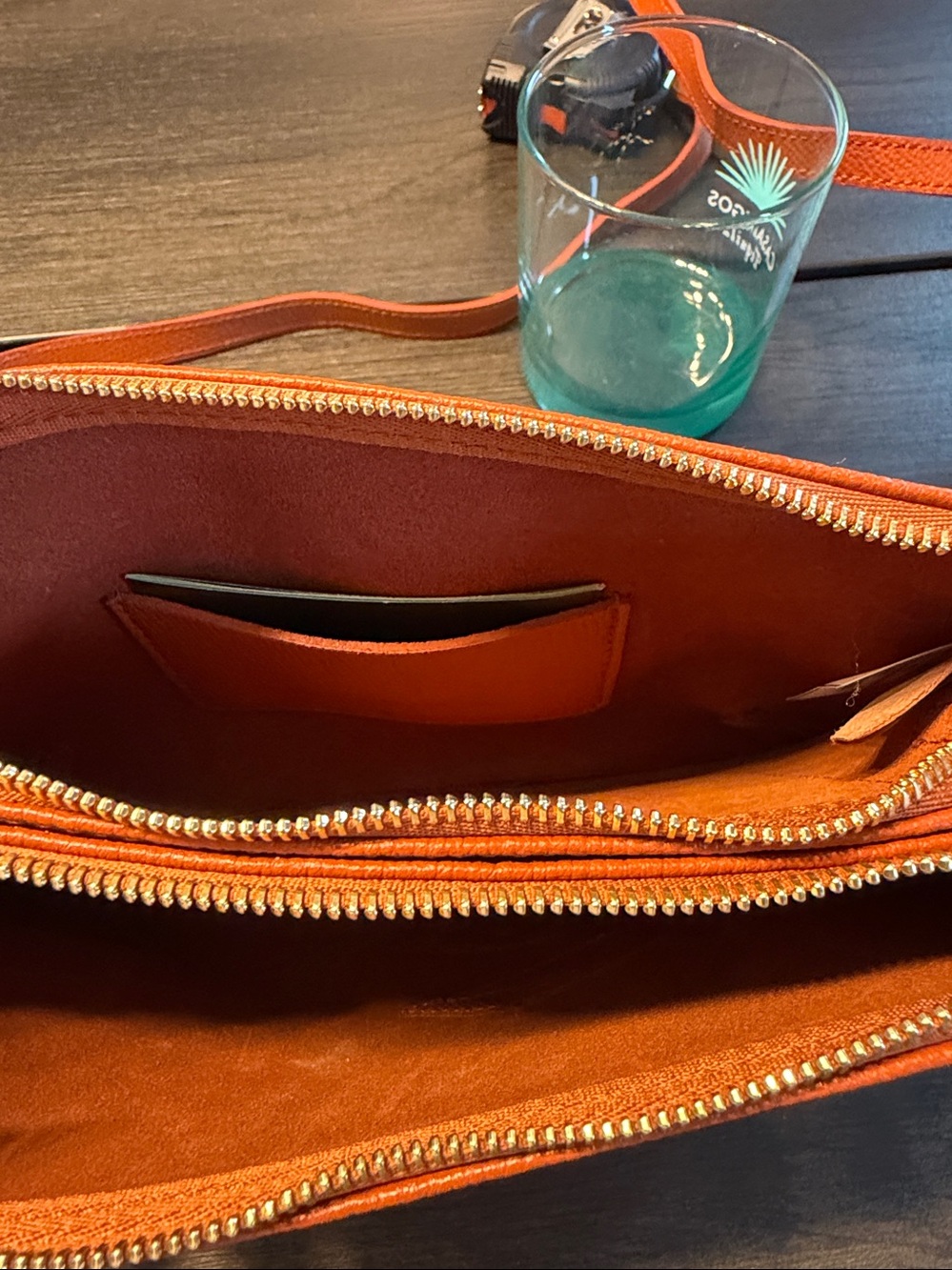 Longchamp Shop-It Sac Port Travers Pebbled Leather Pouch Sling - Picture 4 of 9